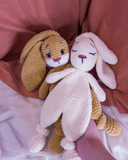 Rabbit Security Blanket Toy crochet pattern